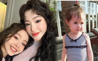 Cadie Mộc Trà nhà Elly Trần từ 3 tháng tuổi đã được mẹ 'rèn' môn thể thao này