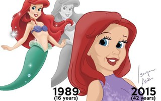 Nhan sắc dàn công chúa Disney khi già đi, nàng tiên cá ra sao ở tuổi U50?