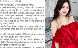 Tranh cãi 'thi Ams mà không học thêm là trượt chắc', cựu Amser từng giành học bổng toàn phần Harvard lên tiếng