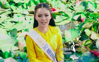 Tiếng Anh của đại diện Việt Nam ở Hoa hậu Siêu quốc gia lại gây tranh cãi