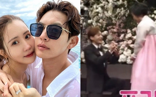 Se7en bất ngờ quỳ gối nói 1 với mẹ Lee Da Hae giữa hôn lễ, khiến bà rơi nước mắt