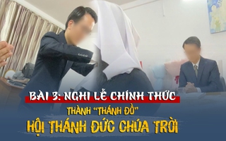 Nghi lễ chính thức thành 'Thánh đồ' Hội Thánh Đức Chúa Trời
