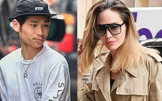 Pax Thiên trông nam tính khi xuất hiện bên Angelina Jolie