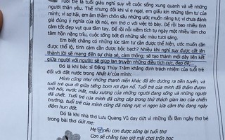 Nhật ký Đặng Thùy Trâm, thơ Lưu Quang Vũ vào đề thi tuyển sinh lớp 10 TP HCM