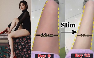Bài tập 7 phút giúp chân thon gọn, săn chắc