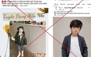 Cảnh giác với thủ đoạn "tuyển mẫu nhí chụp ảnh"