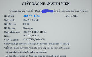 Truy tố nam thanh niên sử dụng giấy xác nhận sinh viên giả để trốn nghĩa vụ quân sự