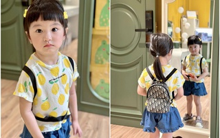 Ái nữ 3 tuổi đi mẫu giáo, đại gia quận 7 tặng luôn ba lô 50 triệu, ngó món đồ đựng bên trong mà xỉu ngang