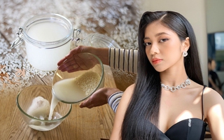 Thứ nước Á hậu Minh Kiên dùng để dưỡng nhan, có rất nhiều lợi ích