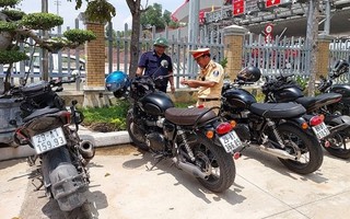 Đoàn xe phân khối lớn đi vào cao tốc Bắc Giang - Lạng Sơn, tông CSGT bị thương