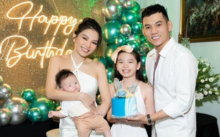 Phương Trinh Jolie khoe dáng sau 2 tháng sinh nở, cùng con gái riêng mừng sinh nhật Lý Bình