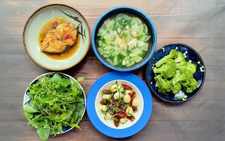 Cơm tối ngon miệng toàn món dễ làm, đủ dinh dưỡng lại hỗ trợ đẹp da, giảm cân
