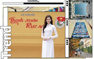 Góc sống ảo "triệu view" trong trường học: Nơi ngắm được cả máy bay, nơi gói cả mùa thu Hà Nội!