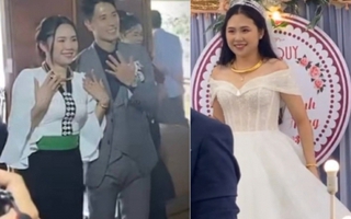 Hé lộ hình ảnh Đình Trọng và vợ khoe vàng trong lễ cưới