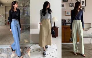 10 cách mặc áo thun dài tay chuẩn thanh lịch tới công sở