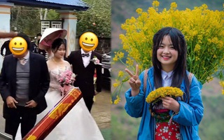 Xuất hiện hình ảnh được cho là "Phúng Phính" Hà Giang đã lên xe hoa