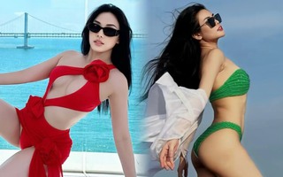 So kè body "cực nóng" của Quỳnh Thư và Á hậu vướng nghi vấn hẹn hò chồng cũ Diệp Lâm Anh