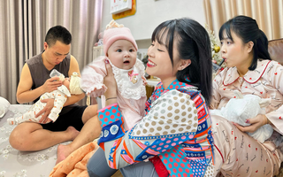 Ở cữ như MC "Chúng tôi là chiến sĩ": Uống trà sữa thoải mái, thốt lên "phải lấy người như anh" vì chồng quá chiều