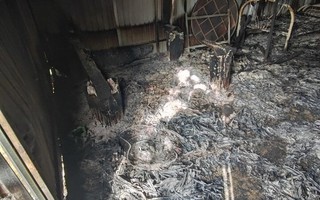 Chốt bảo vệ rừng ở Quảng Nam bị phóng hỏa, thiêu rụi trong đêm