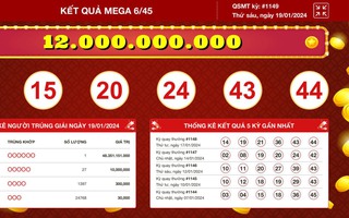 Vé Vietlott bán qua Vinaphone trúng giải Jackpot 48 tỉ đồng