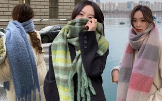Trời lạnh thế này, nàng ngắm ngay 8 mẫu khăn quàng cổ style Hàn để ra đường không còn là nỗi ám ảnh