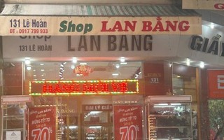 Phạt hơn 100 triệu đồng cửa hàng bán giày giả ở Thanh Hóa