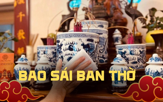 3 lưu ý bao sái bàn thờ đúng cách để cả năm may mắn, bốn mùa bình an
