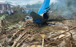 Máy bay quân sự rơi ở Quảng Nam