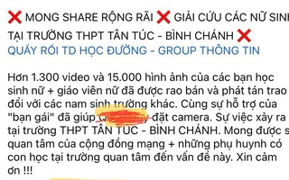 Tình huống pháp lý vụ nam sinh đặt camera quay lén nhà vệ sinh nữ