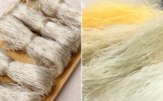 Cách phân biệt miến dong thật giả