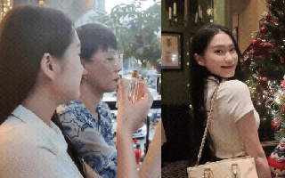 Mẹ vợ hot nhất làng bóng đá lộ khoảnh khắc hẹn hò cùng Doãn Hải My trên phố, nhan sắc U50 gây ngỡ ngàng