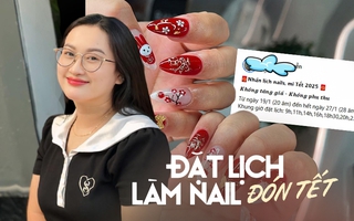 Ngoảnh đi ngoảnh lại còn hơn 1 tháng nữa là đến Tết, các chị em đã rục rịch book lịch làm nail để yên tâm có móng đẹp đón năm mới