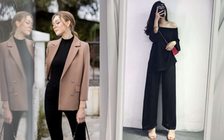 Chỉ mất 3 phút để phối quần đen với áo mùa đông chuẩn chỉnh