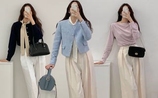 Khai xuân "năm Rồng" với outfit vừa sang chảnh, vừa hack chân dài cùng quần âu công sở