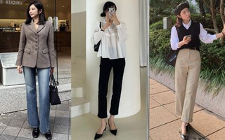 10 cách mặc quần ống đứng trẻ trung, tôn dáng cao ráo tới công sở