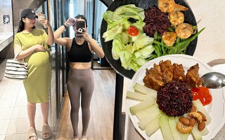  Giảm 17kg sau 4 tháng sinh con, mẹ 9x lấy lại sự tự tin, "mi nhon" hơn cả trước khi mang bầu