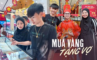 Bỏ qua túi xách, quần áo, mỹ phẩm hàng hiệu, Đạt Villa chọn mua vàng miếng tặng vợ, xin vía 2024 giàu sang may mắn