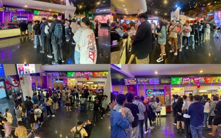 Rạp tại TP.HCM ngày đầu chiếu “Đào, phở và piano”: máy in vé đứng máy vì quá tải, hàng dài bạn trẻ đặt slot cho... ngày hôm sau