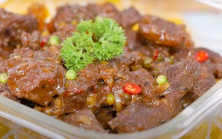Cách nấu thịt bò kho tiêu đơn giản cho bữa ăn gia đình thêm hấp dẫn