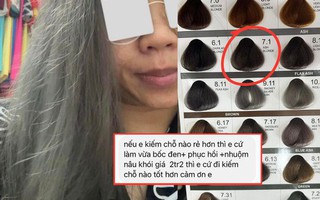 Drama Tết: Cô gái ''phốt'' salon nhuộm sai màu tóc còn tỏ có thái độ, đăng đàn nhờ netizen đánh giá công tâm