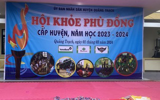Nam sinh tử vong trong cuộc thi chạy Hội khỏe Phù Đổng ở Quảng Bình