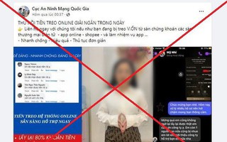 Các trang mạng lấy tên cơ quan Công an hỗ trợ lấy lại tiền lừa đảo đều là mạo danh