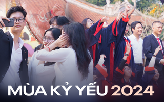 Đến hẹn lại đến mùa kỷ yếu: Học sinh đổ bộ những nơi chụp ảnh đỉnh nhất thủ đô, 10m lại thấy 1 lớp check-in