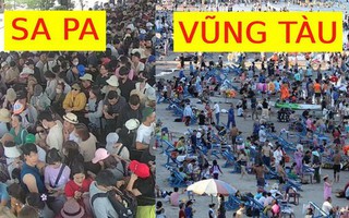 Đây mới thật sự là nghỉ lễ này: Sa Pa đông nghịt, Vũng Tàu kín đặc người, thở không nổi nói gì tắm!