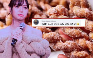 Trang phục mới của Lisa khiến dân tình thấy quen quen, thì ra giống hệt một món bánh ăn vặt tại Việt Nam