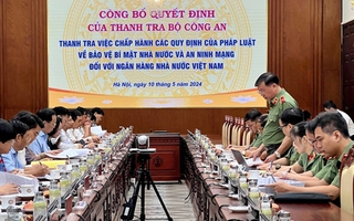 Công bố quyết định thanh tra Ngân hàng Nhà nước