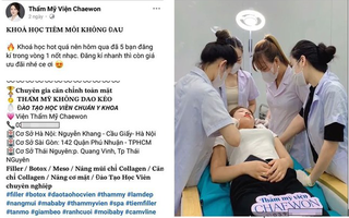 Cơ sở đào tạo thẩm mỹ trái phép cố thủ để đối phó thanh tra
