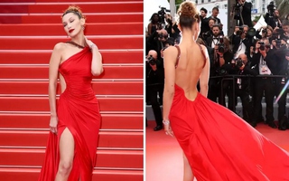 Thời trang thảm đỏ Cannes gây chú ý của siêu mẫu Bella Hadid