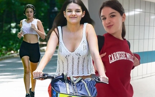 Cuộc sống trước thềm vào đại học của Suri Cruise: Sáng di chuyển bằng xe đạp công cộng, chiều đến chạy bộ ở công viên