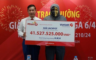 Người đàn ông kinh doanh tự do trúng độc đắc hơn 41 tỷ đồng
